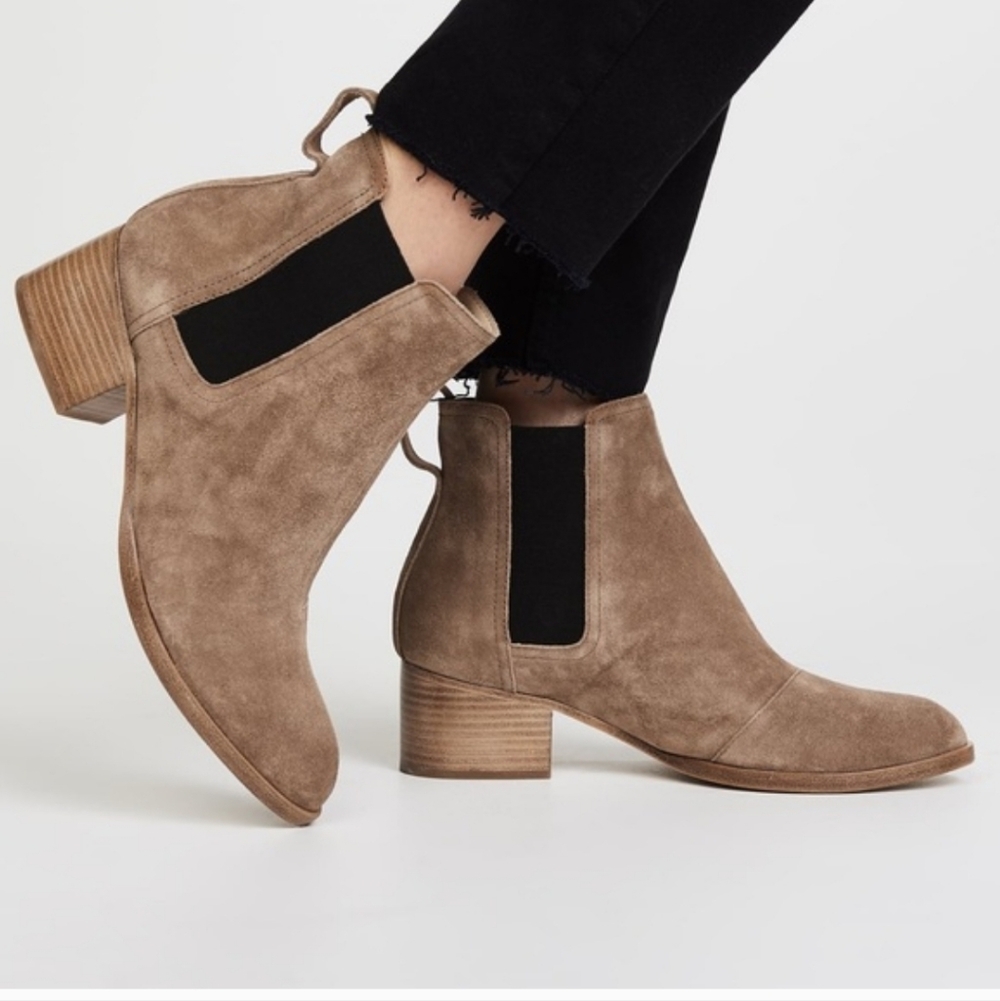 Rag & Bone Walker Ankle Boot Camel Suede Size 9